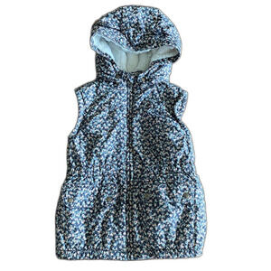 H&M Floral Hooded Vest Girls' 7-8Y